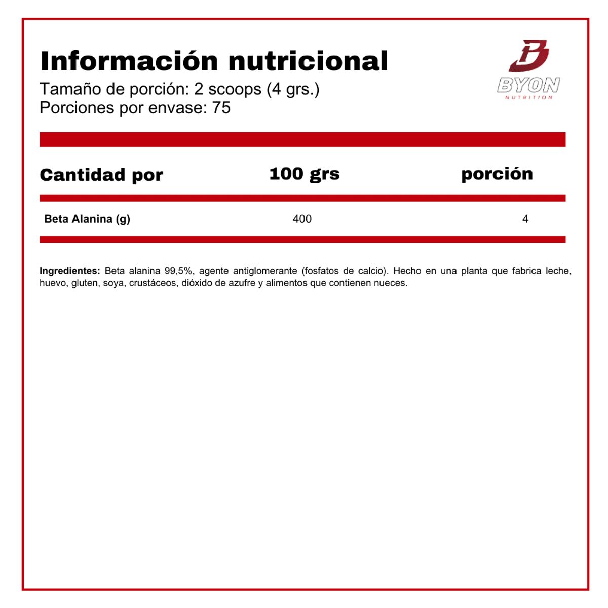 BIOTECH USA - Beta Alanina 300 grs BiotechUSA