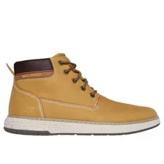 SKECHERS - Botines Hombre Garlan Deno Café