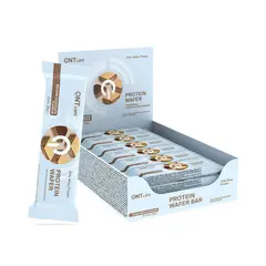 QNT - Barra de proteina - Waffle Chocolate Belga 12 unidades