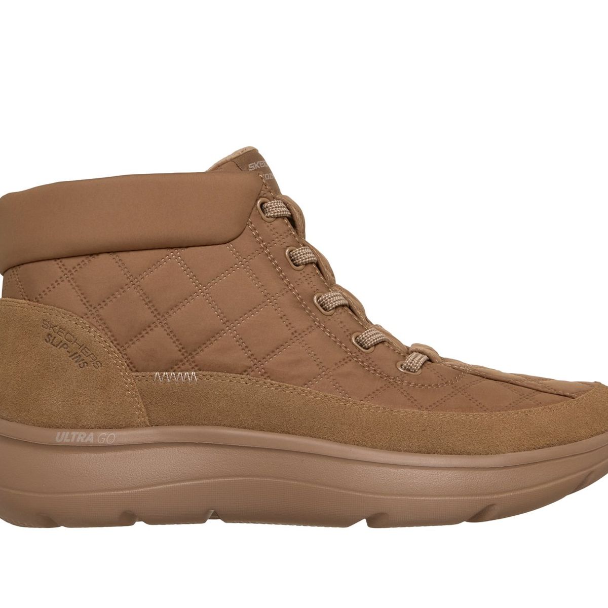 SKECHERS - Botines Mujer Slip-ins OnTheGo Encore CozyDay Café Skechers