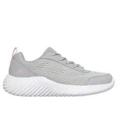 SKECHERS - Zapatillas Niña Bounder Celeste Gris