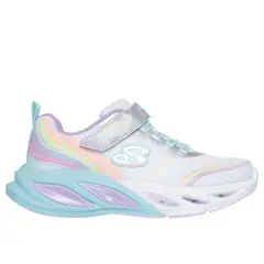 SKECHERS - Zapatillas Niña Cosmic Glow Rainbow Beam Celeste