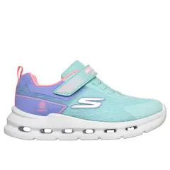 SKECHERS - Zapatillas Niña Glide-Step Lights Celeste