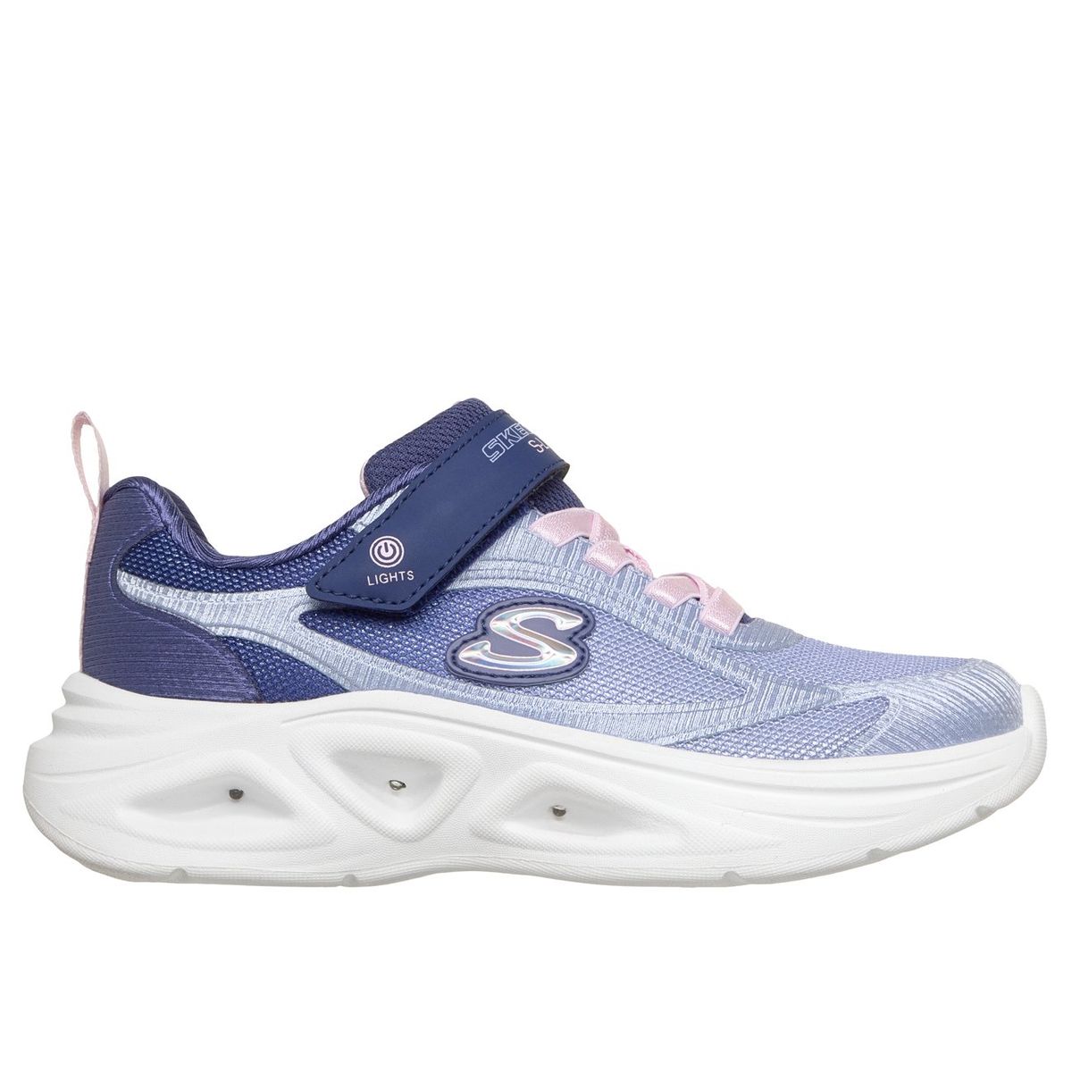 SKECHERS - Zapatillas Niña Sola Glow 20 Azul Skechers