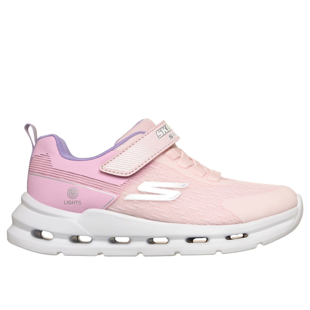 SKECHERS - Zapatillas Niña Glide-Step Lights Rosado claro Skechers