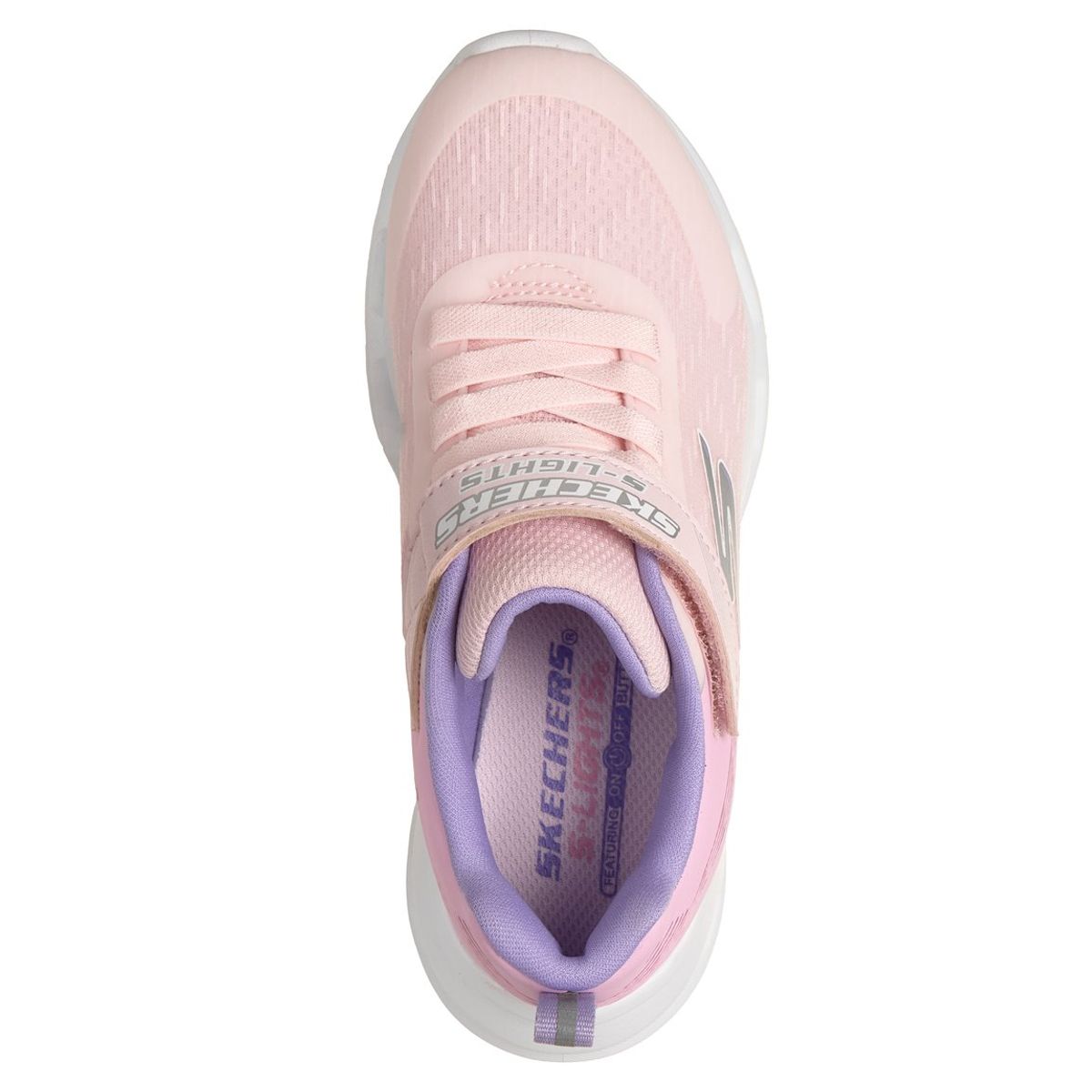 SKECHERS - Zapatillas Niña Glide-Step Lights Rosado claro Skechers