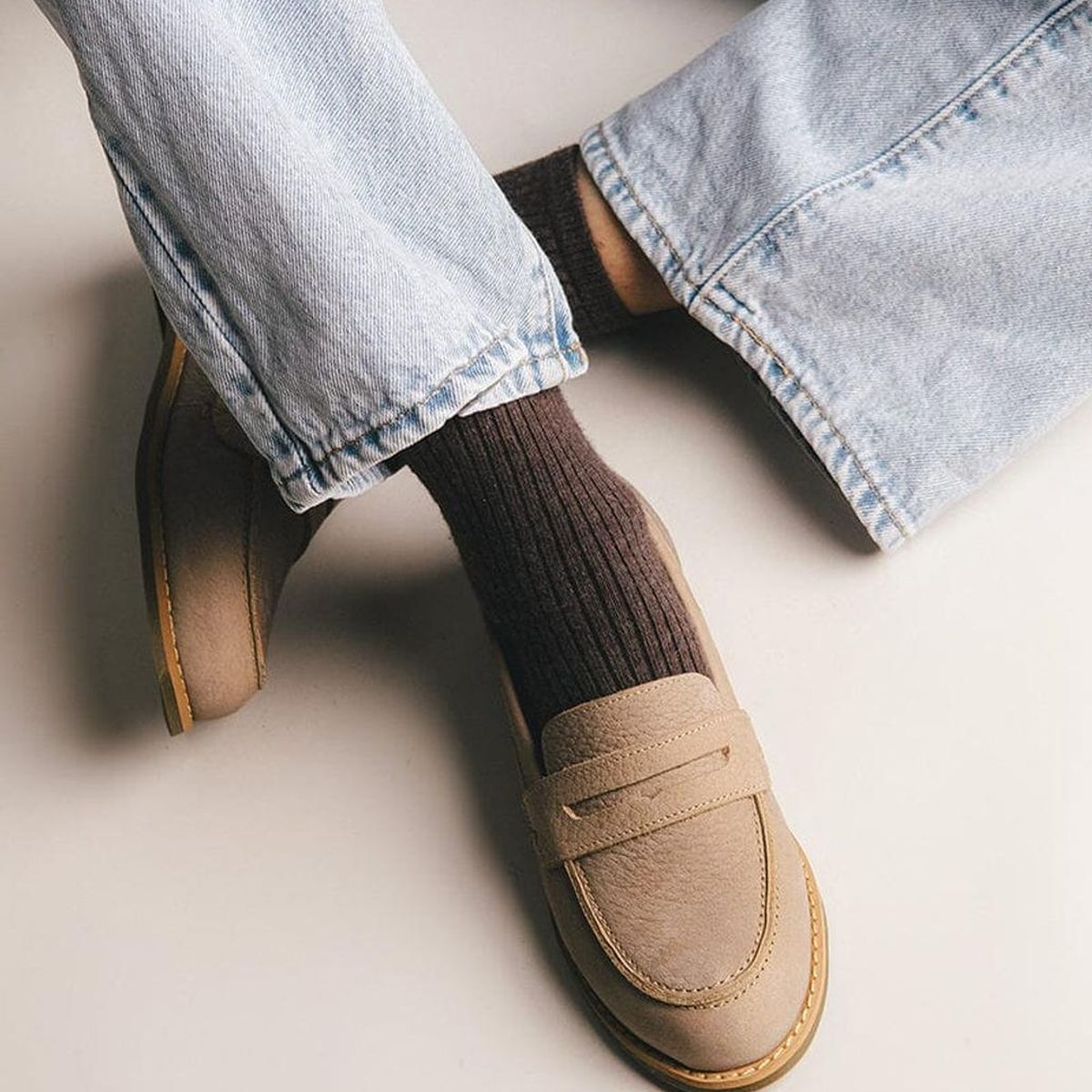 GIANI DAFIRENZE - Mocasin Mujer / Coligue Beige