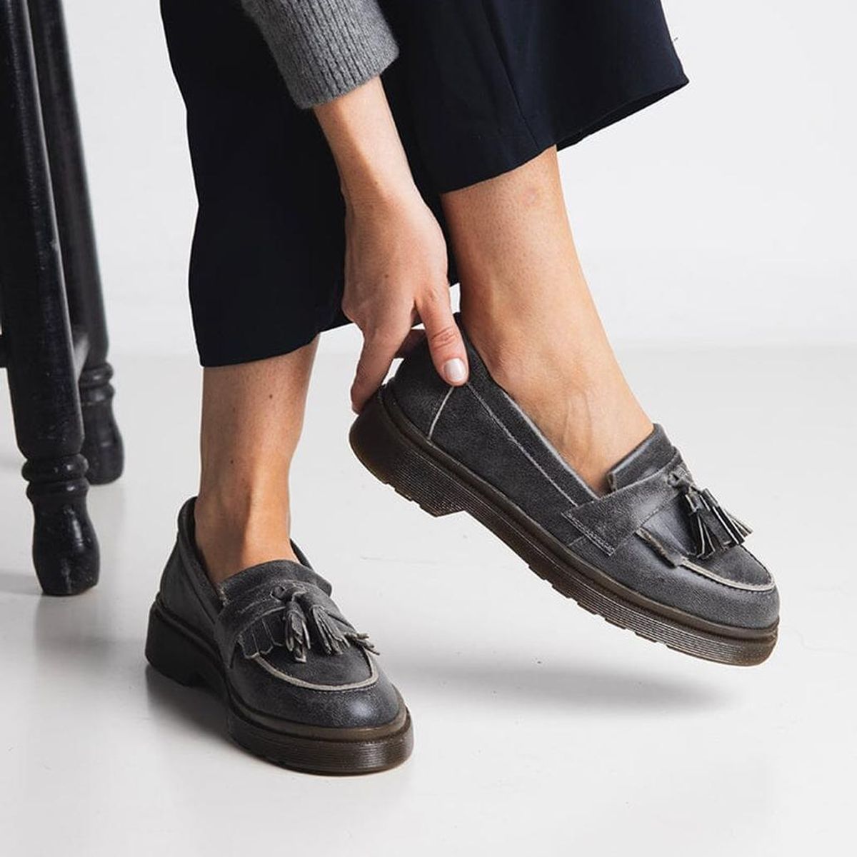 GIANI DAFIRENZE - Mocasin Mujer / Matilde Gris