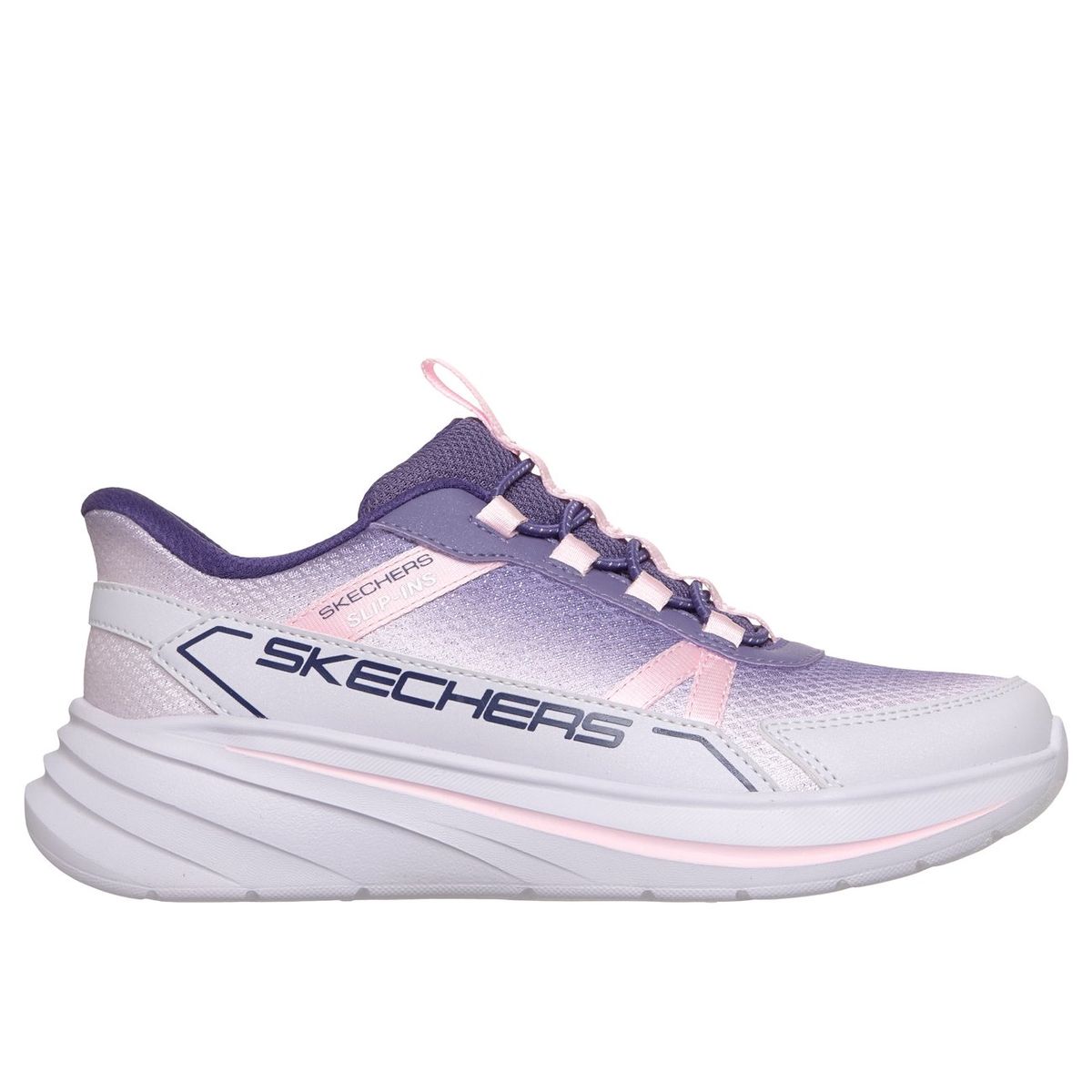SKECHERS - Zapatillas Niña Wave 92 Slip-ins Lavanda Skechers