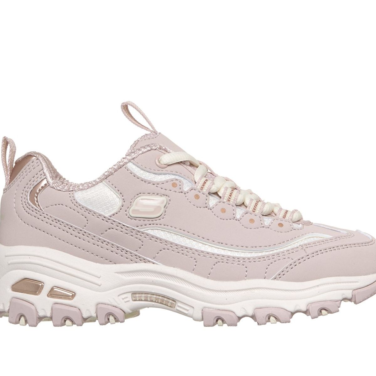 SKECHERS - Zapatillas Niña DLites Beige Skechers