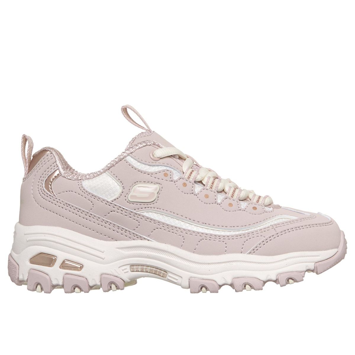 SKECHERS - Zapatillas Niña DLites Beige Skechers