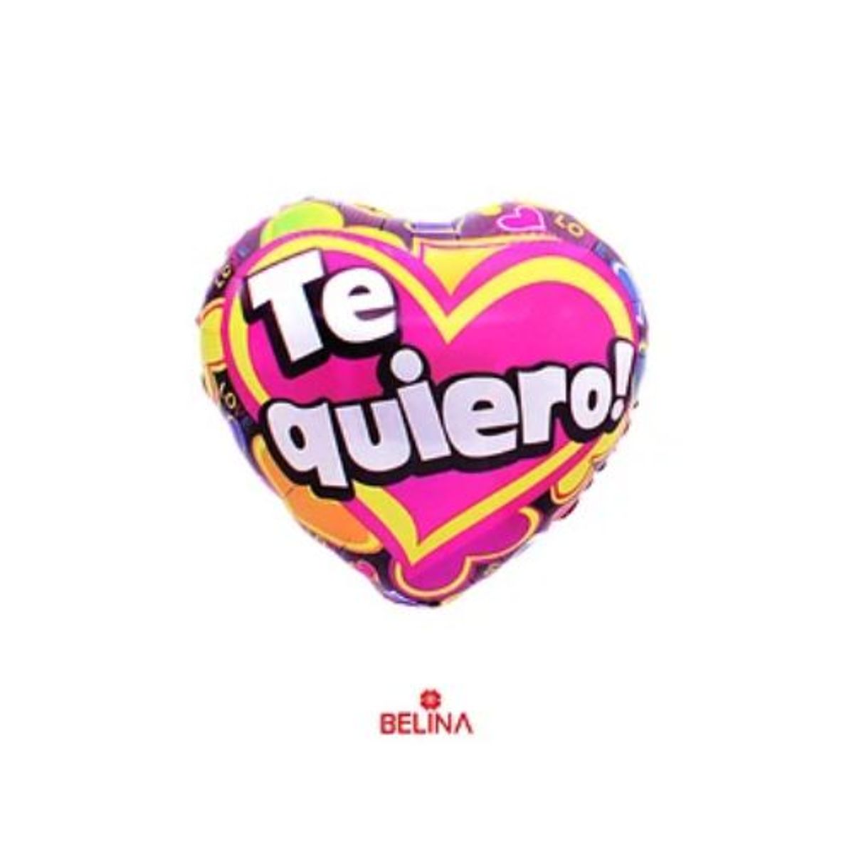 GENERICO - Globo metalizado corazón te quiero 45cm