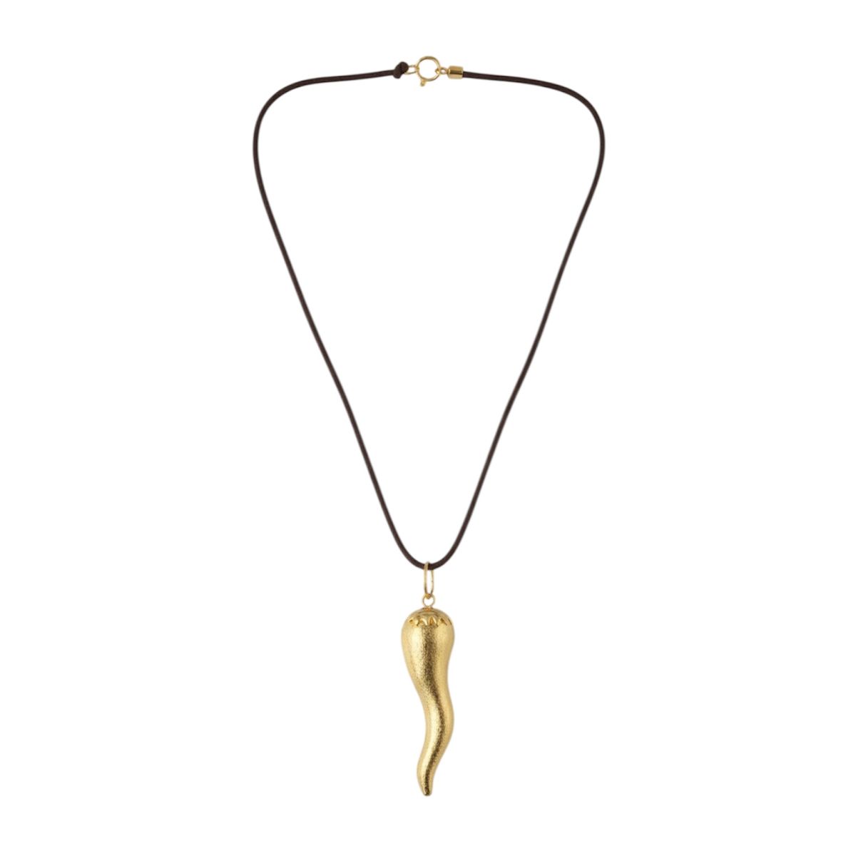 GENERICO - Collar Cordon Ajustable Aji - Bañado en Oro 18K