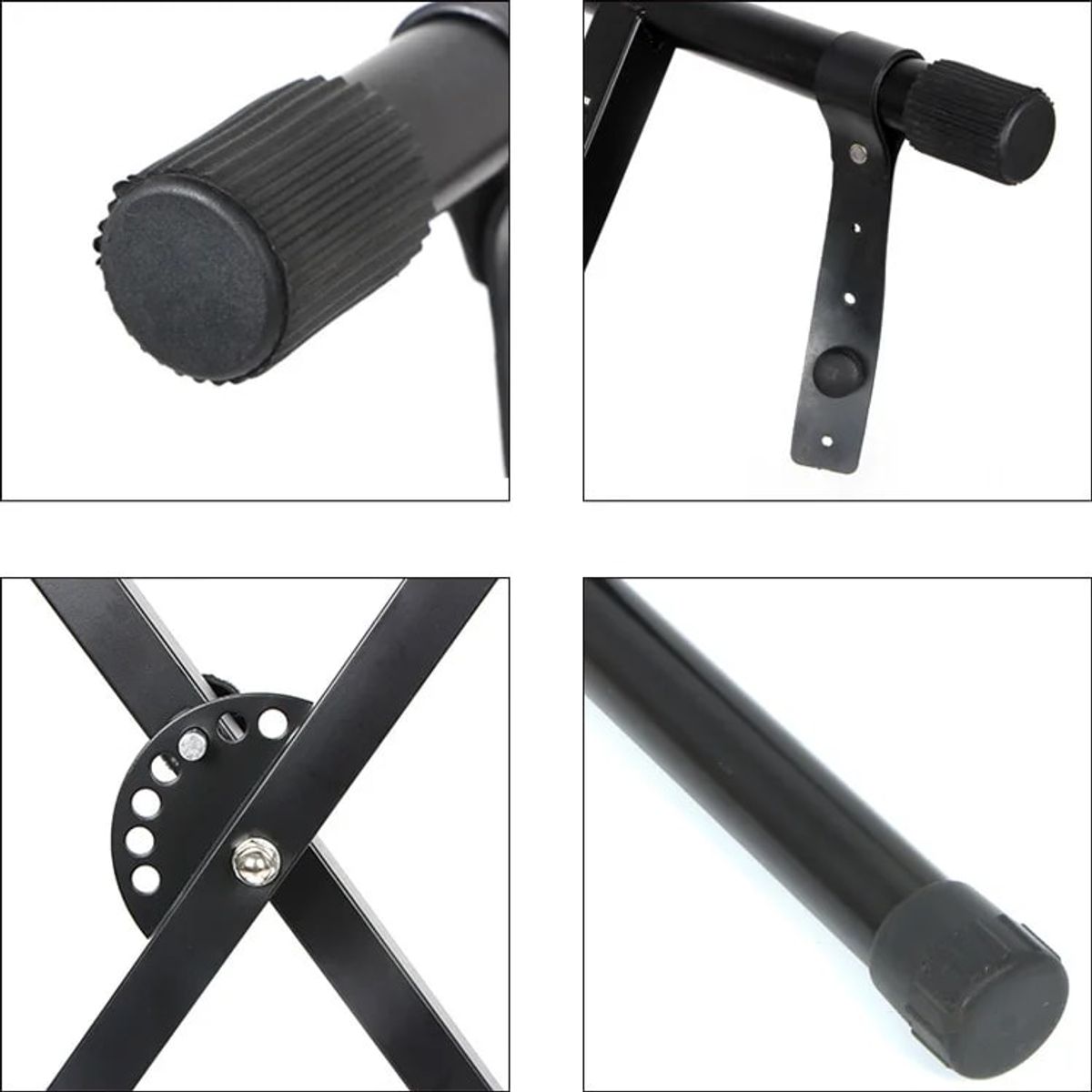 GENERICO - Pack Atril de Teclado + Banqueta Acolchada Plegable - Hebikuo Q1XQ90B