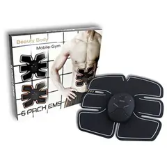 GENERICO - Parche Electroestimulador Abdominal Muscular 6 Modos Ems Gym