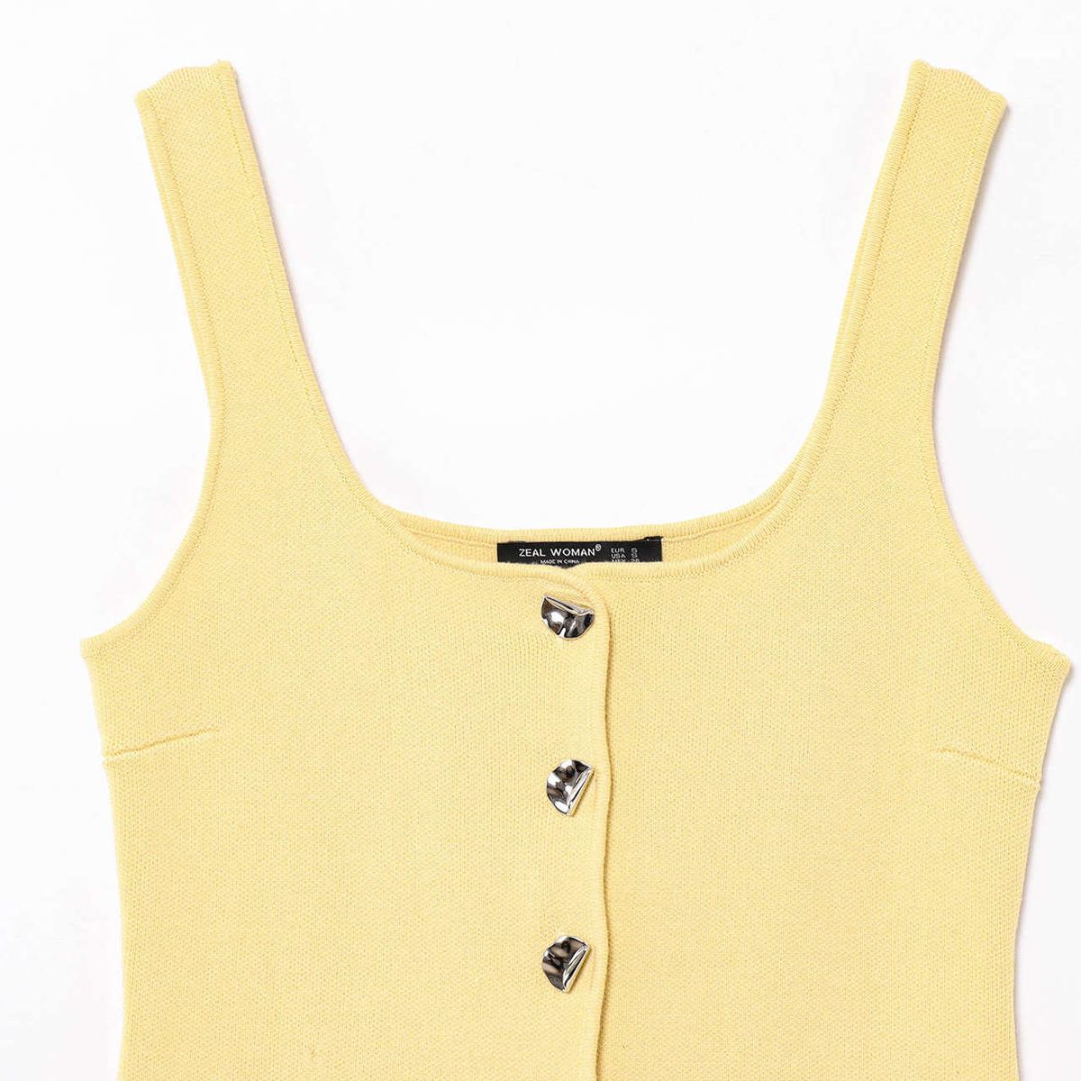 VELVET - Top Ajustado Florencia Amarrilo