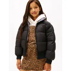 TOMMY HILFIGER - Parka Acolchada Reversible Negro