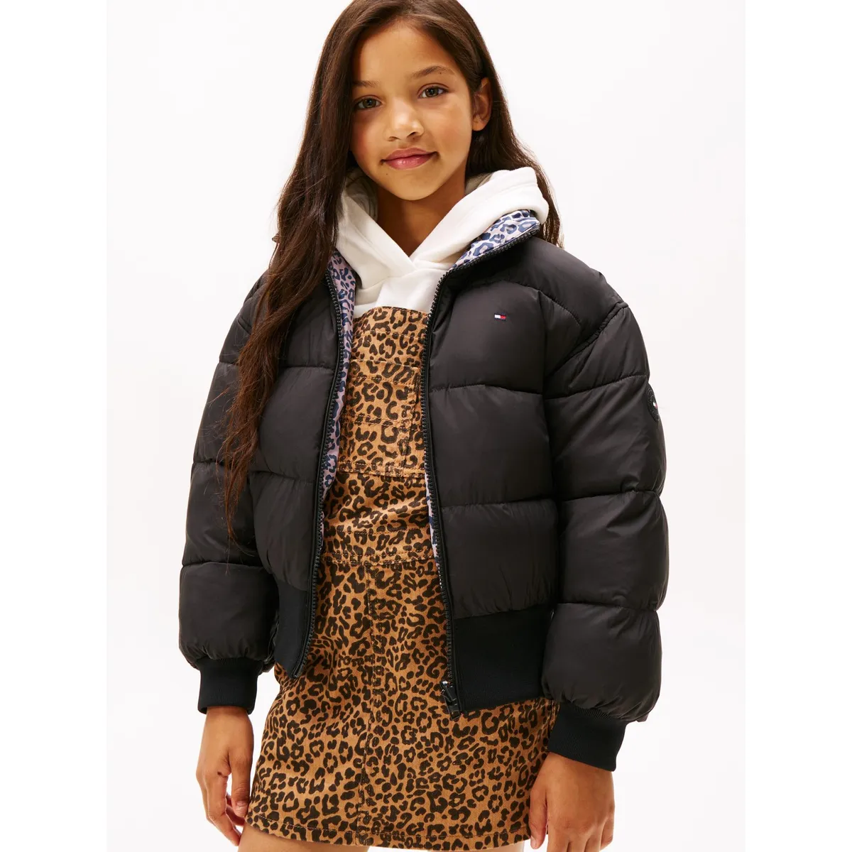 TOMMY HILFIGER - Parka Acolchada Reversible Negro Tommy Hilfiger