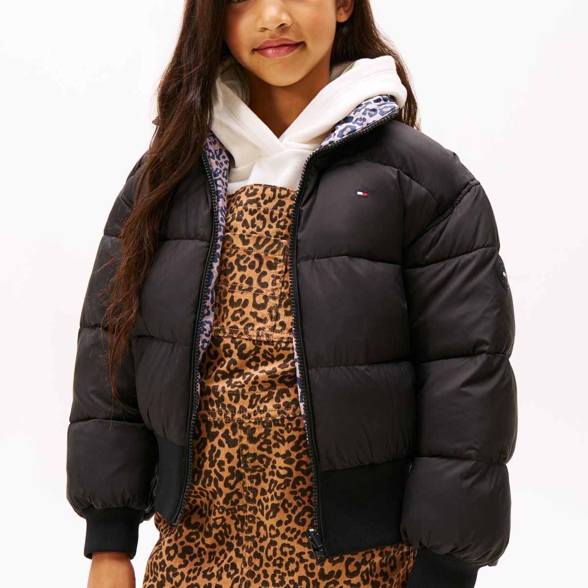 TOMMY HILFIGER - Parka Acolchada Reversible Negro Tommy Hilfiger