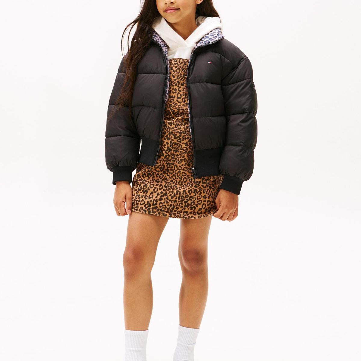 TOMMY HILFIGER - Parka Acolchada Reversible Negro Tommy Hilfiger