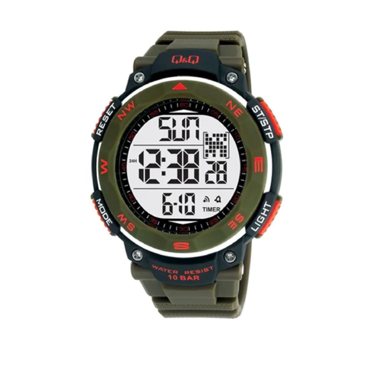Q&Q - Reloj  M124J003Y Hombre Digital