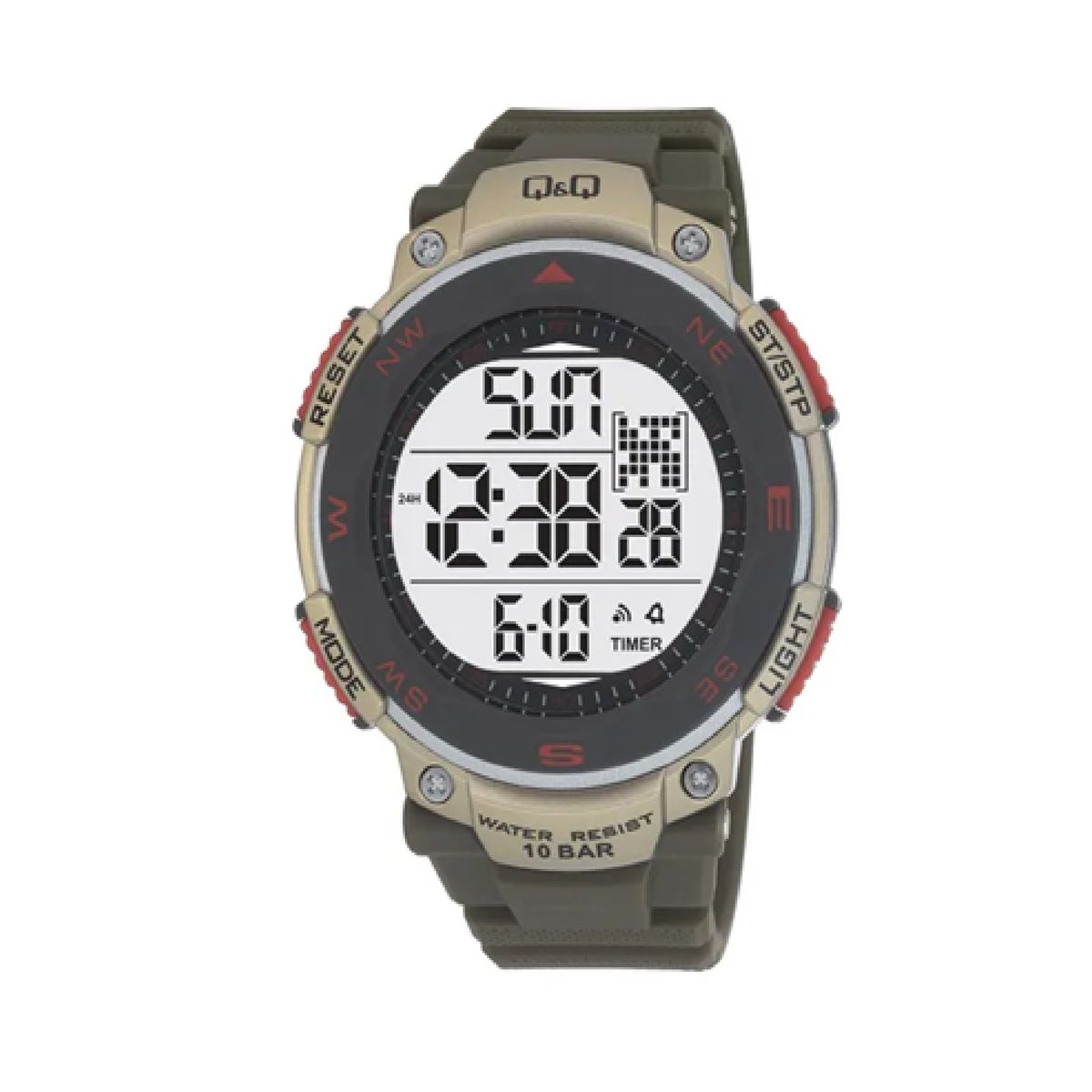 Q&Q - Reloj M124J004Y Hombre Digital