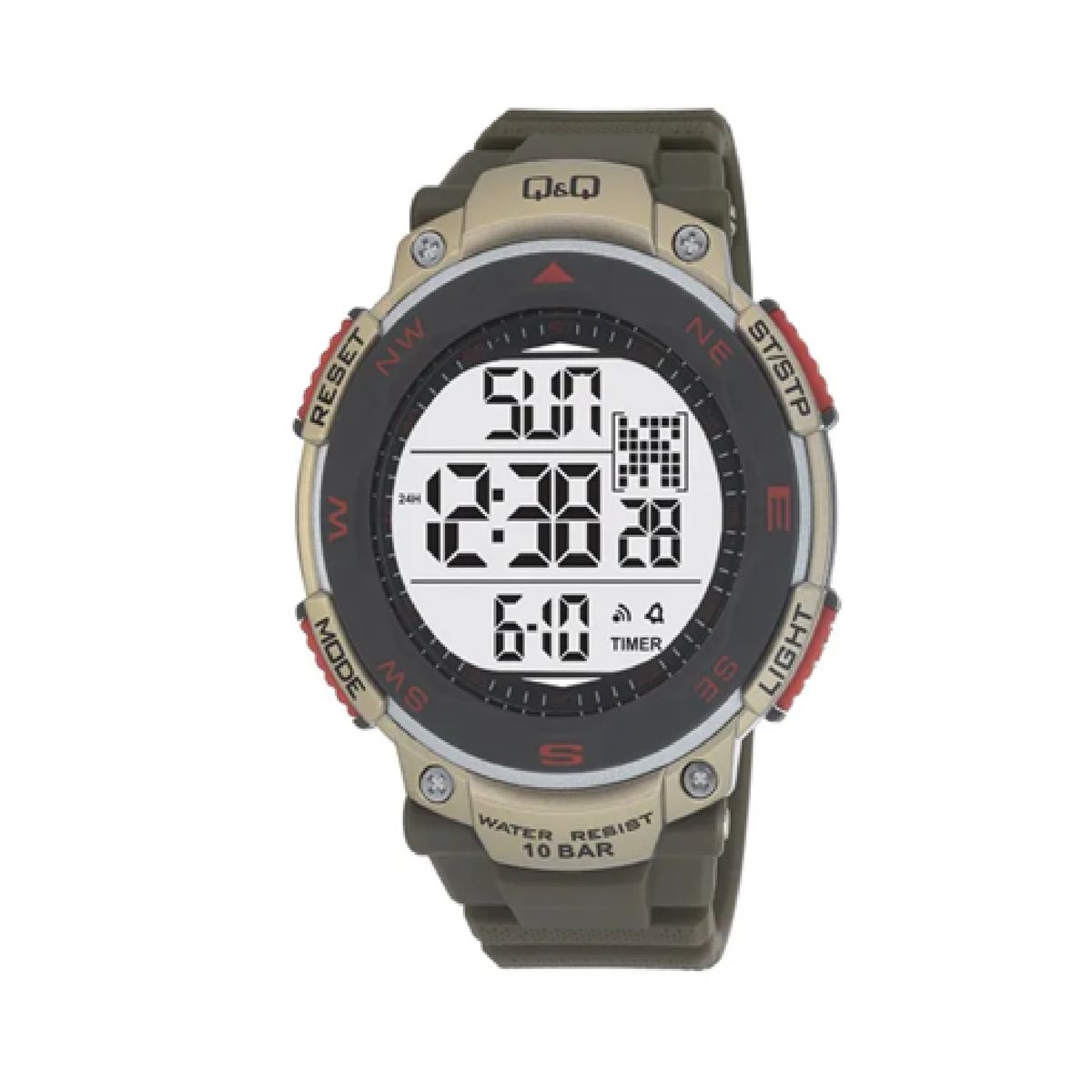 Q&Q - Reloj M124J004Y Hombre Digital