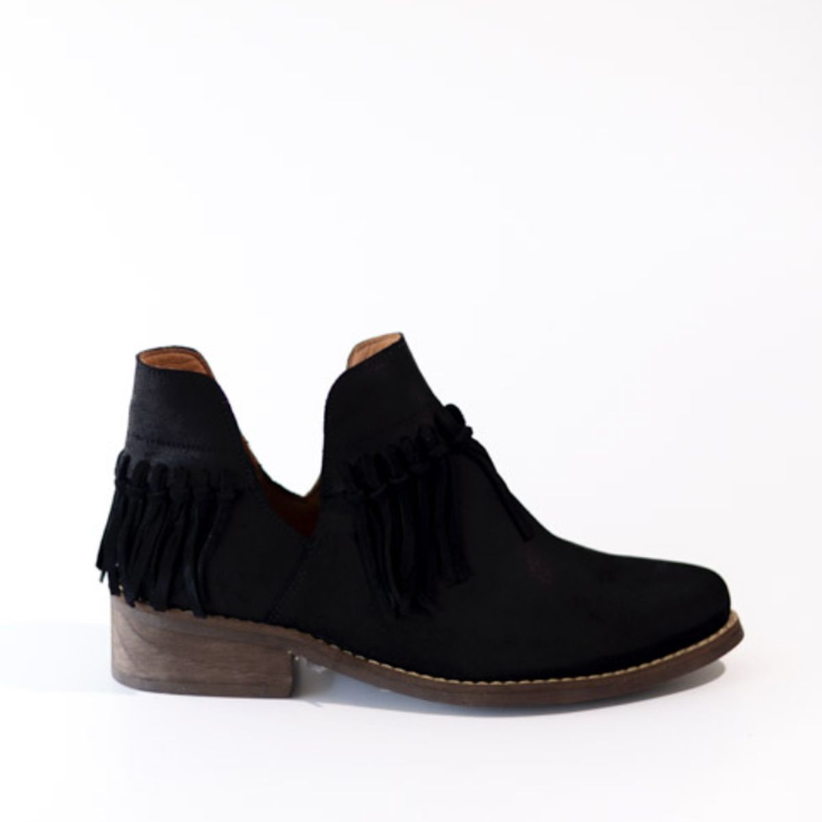 GIANI DAFIRENZE - Botin Cuero Mujer Azara Negro