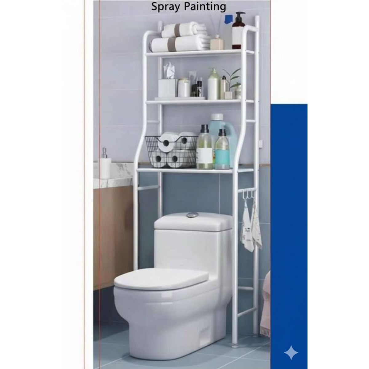 GENERICO - organizador de baño para colocarse sobre el inodoro