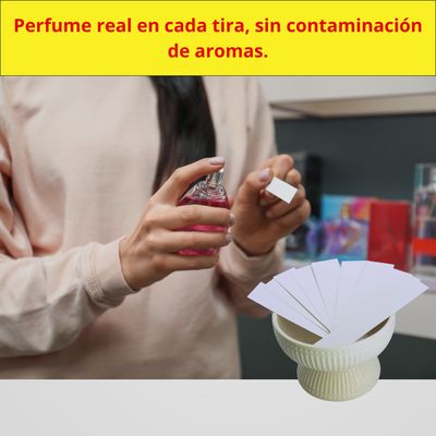 Imagen 2 del producto Tiras Olfativas Mouillette Prueba De Perfumes 5000 Unidades