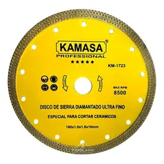 KAMASA - Disco Corte Diamantado 7puLG Porcelanato Mármol Granito