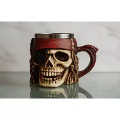 GENERICO - Tazon - Taza Termica Decorativa Con Pirata Realista