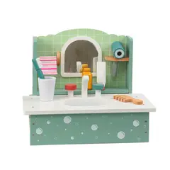 ABC - Lavamanos de Madera Infantil Juego de Baño Educativo