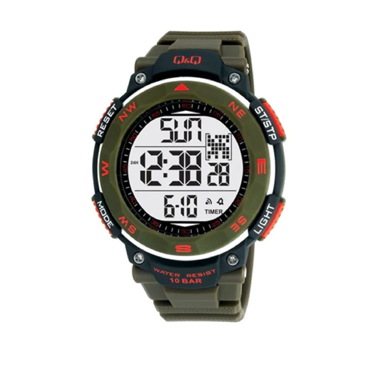 Q&Q - Reloj  M124J003Y Hombre Digital