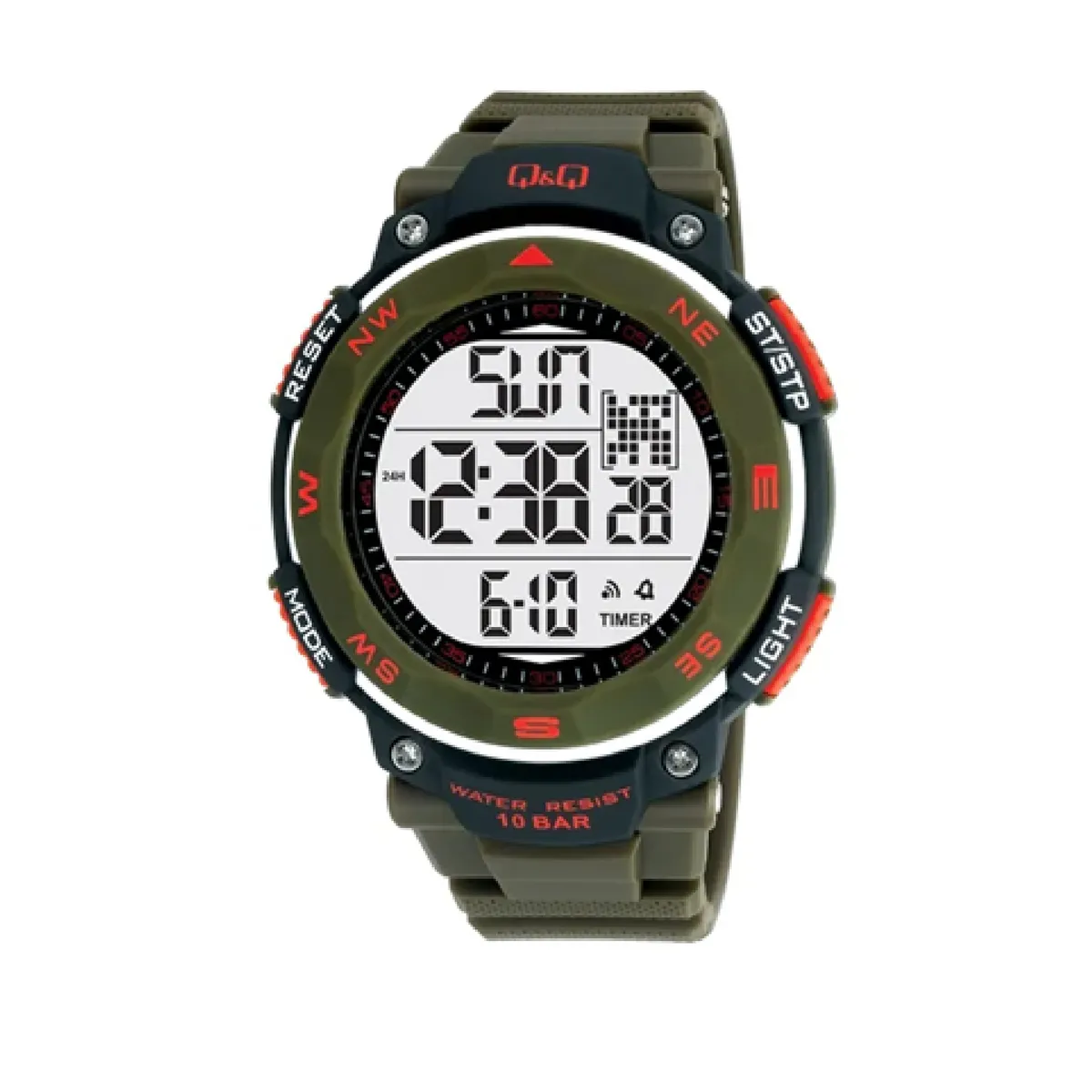 Q&Q - Reloj  M124J003Y Hombre Digital