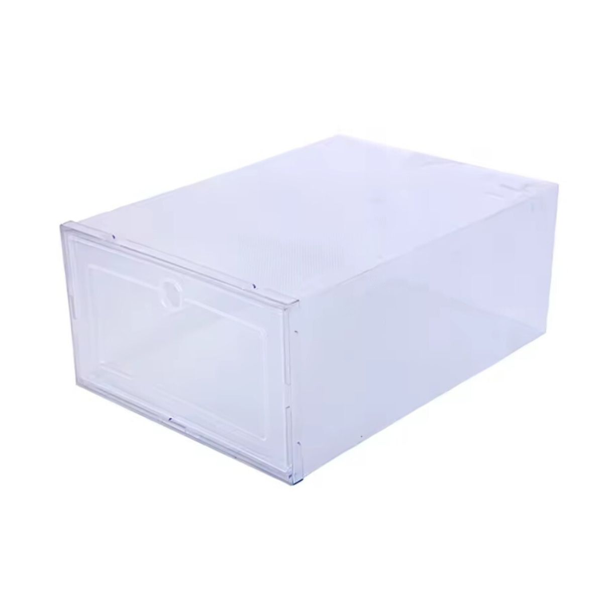 GENERICO - Pack 6 Organizador de Zapatos Transparente Apilable Tipo Cajón