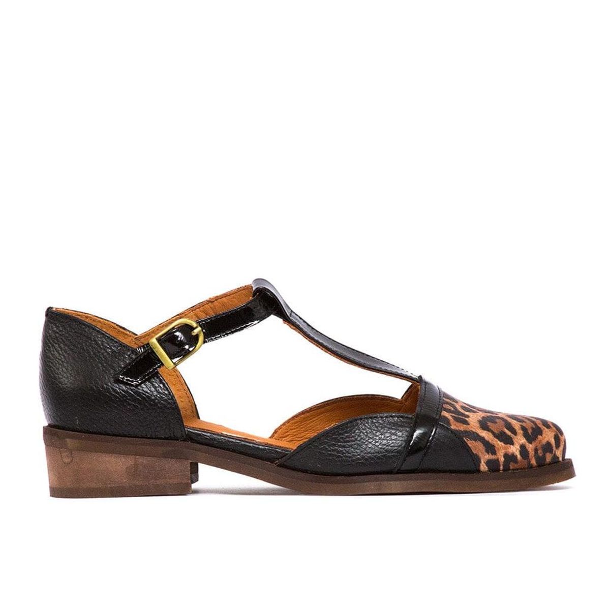 GIANI DAFIRENZE - Zapato Mujer / Pomarino Negro Print