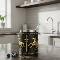 GENERICO - Tazon - Taza Termica Decorativa Con Pirata Realista