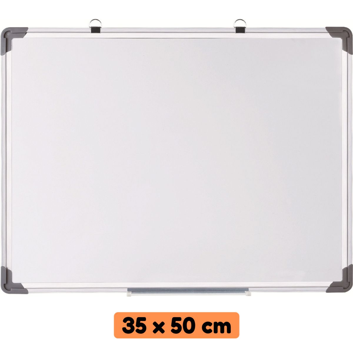 ABC - Pizarra Blanca 35 x 50 cm Superficie de Escritura Reutilizable