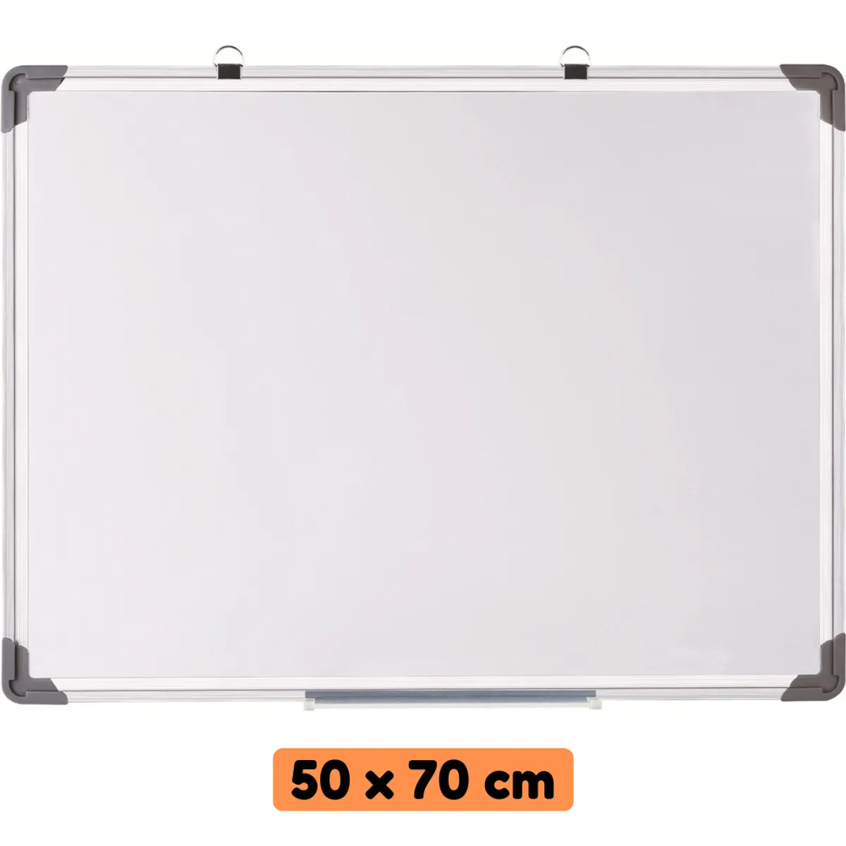 ABC - Pizarra Blanca 50 x 70 cm Superficie de Escritura Reutilizable