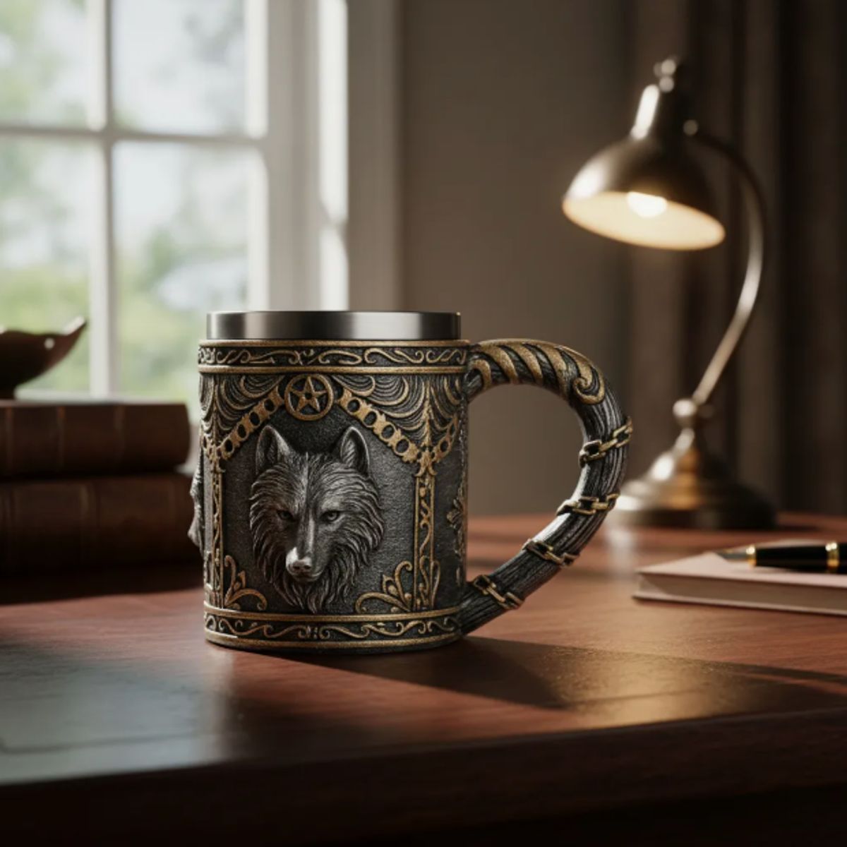 GENERICO - Tazon - Taza Termica Decorativa Con Pirata Realista