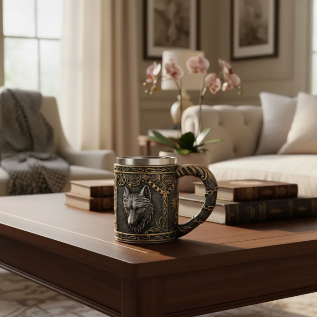 GENERICO - Tazon - Taza Termica Decorativa Con Pirata Realista