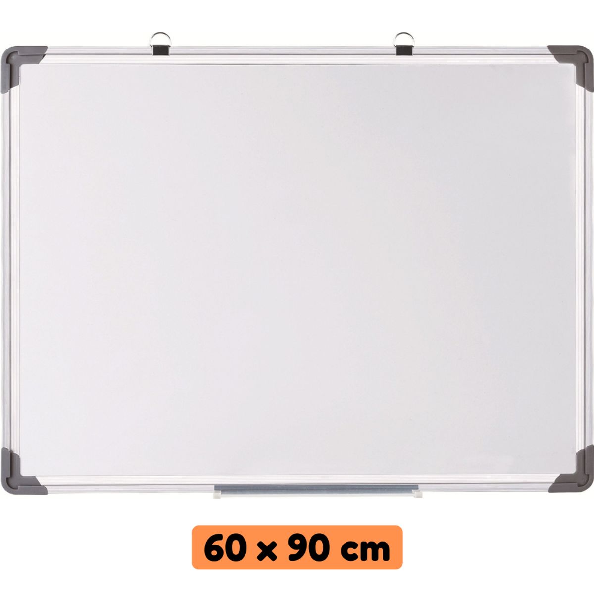 ABC - Pizarra Blanca 60 x 90 cm Superficie de Escritura Reutilizable