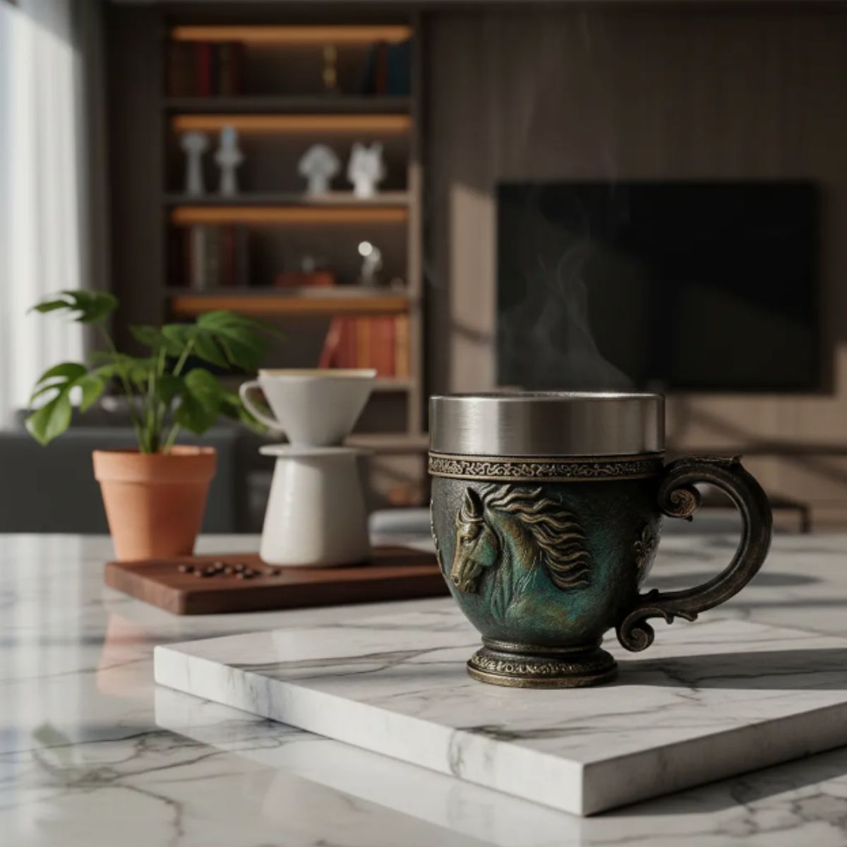 GENERICO - Tazon - Taza Termica Decorativa Con Pirata Realista