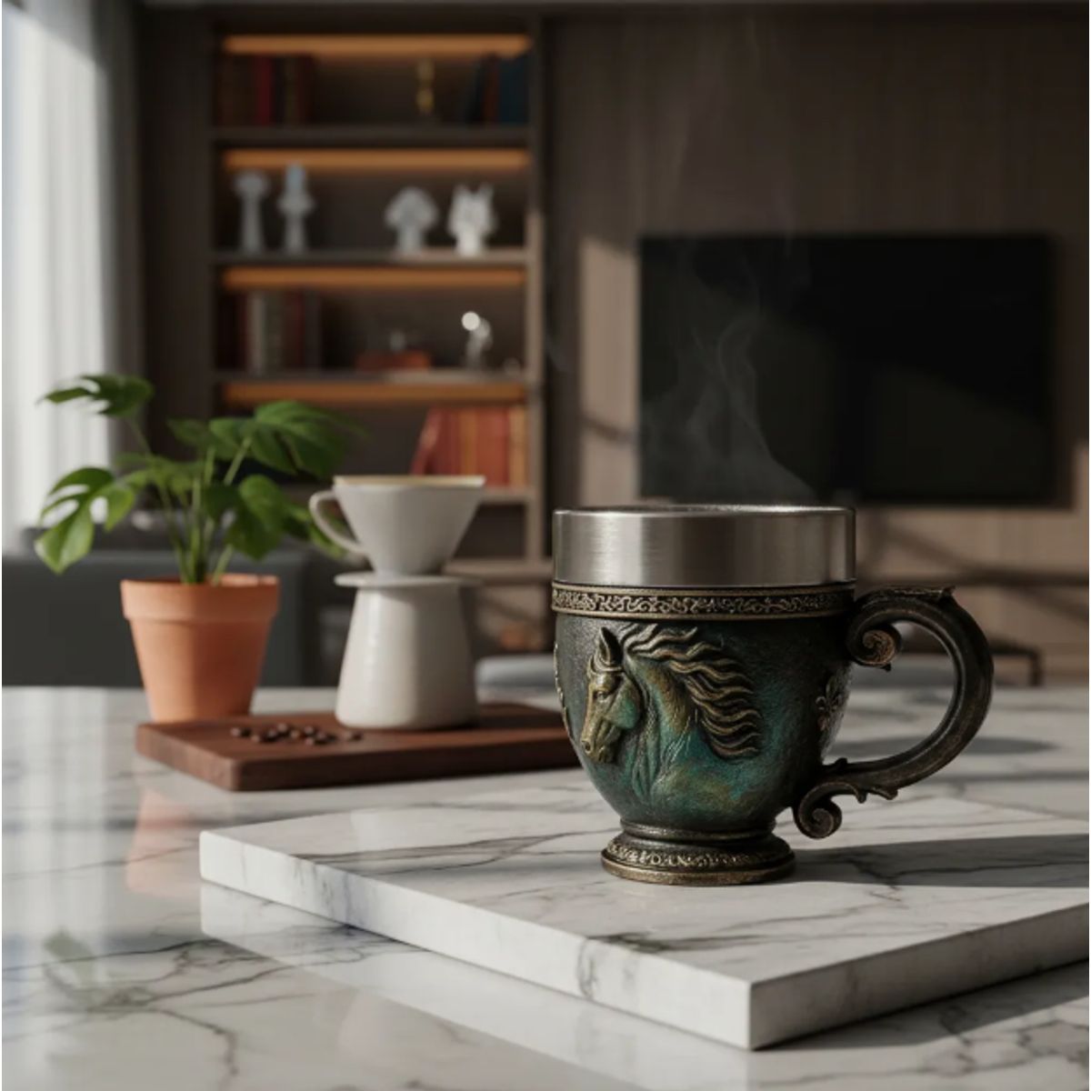 GENERICO - Tazon - Taza Termica Decorativa Con Pirata Realista