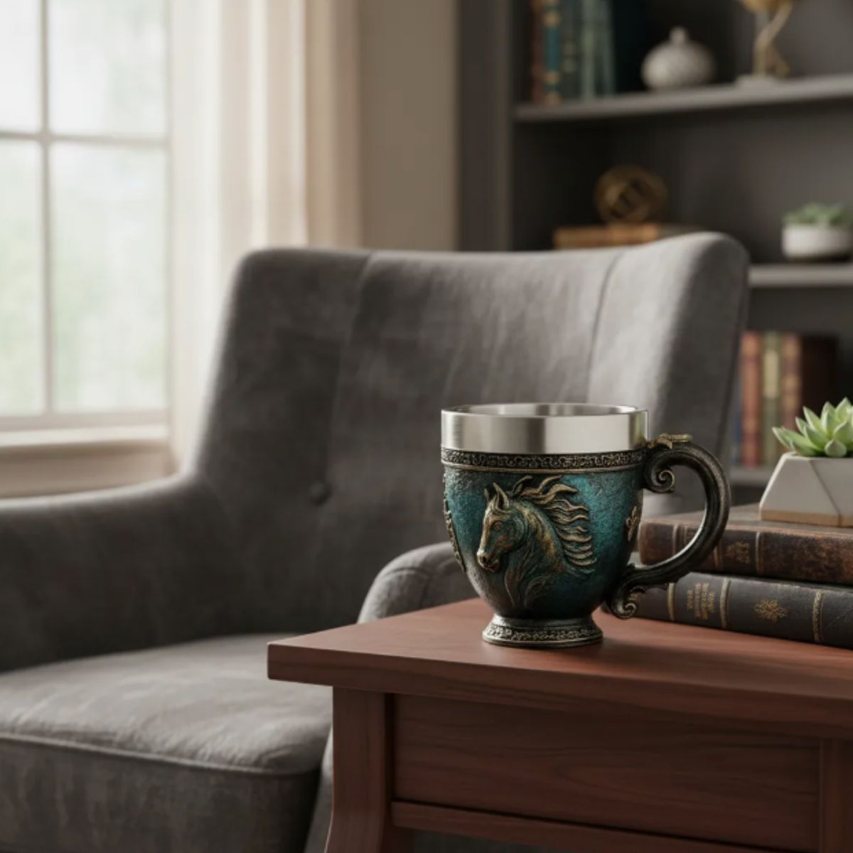 GENERICO - Tazon - Taza Termica Decorativa Con Pirata Realista