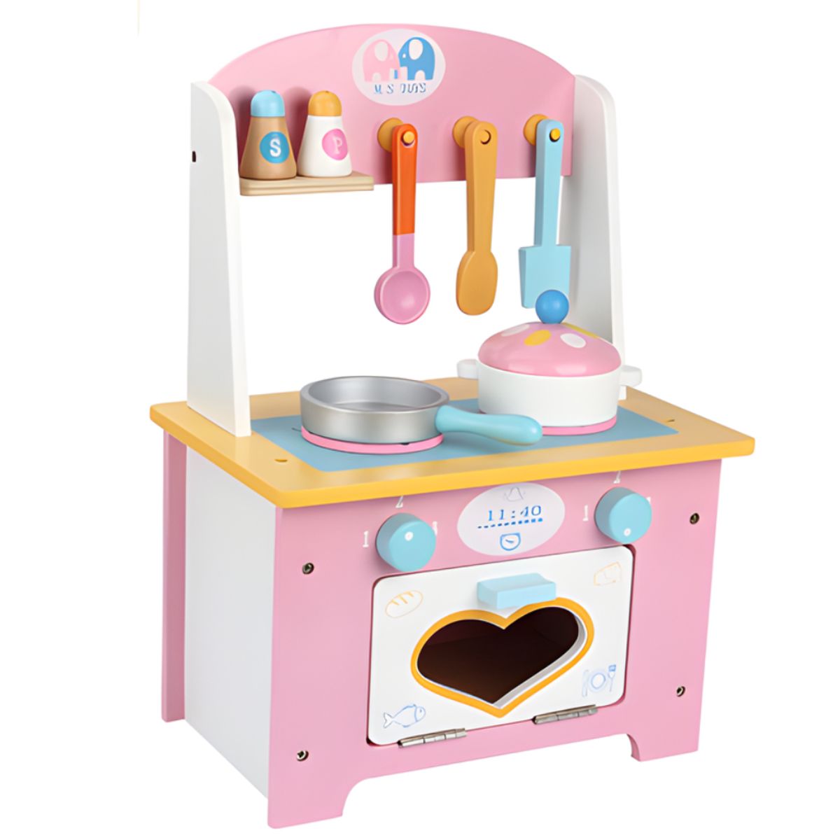 ABC - Cocina Grande de Madera Juego de Cocina Infantil