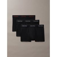 Pack De 3 Bóxers Trunk Icon Cotton Stretch Negro