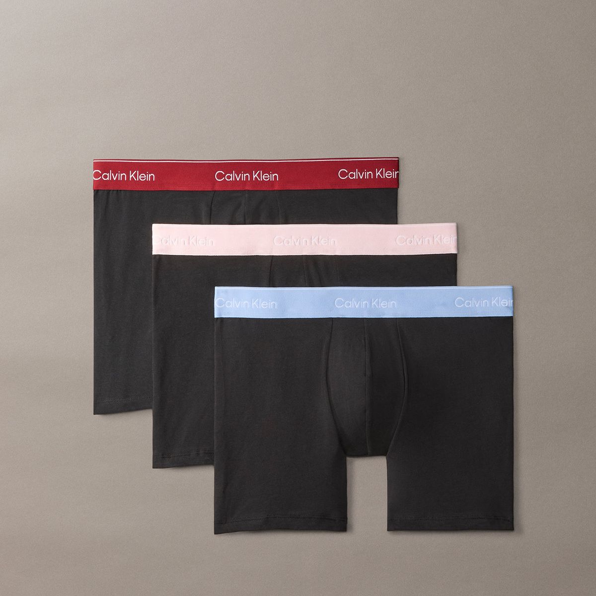 CALVIN KLEIN - Pack De 3 Bóxers Brief Icon Cotton Stretch Negro Calvin Klein