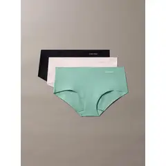 CALVIN KLEIN - Pack De 3 Calzones Hipster Invisible Multicolor